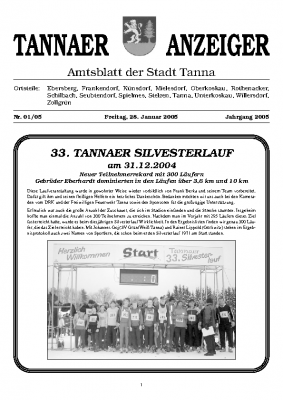 Amtsblatt Januar 2005