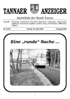 Amtsblatt April 2005